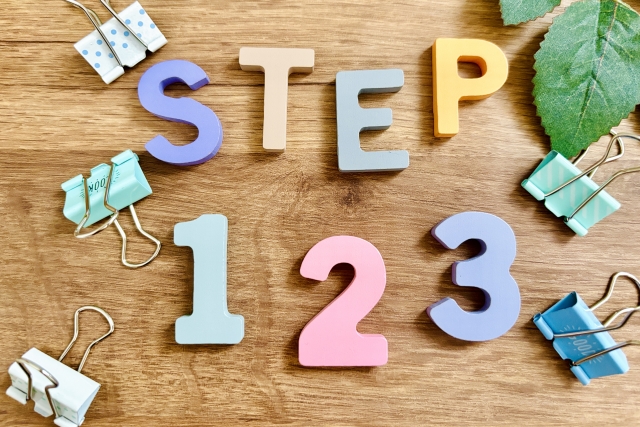 ３ステップ